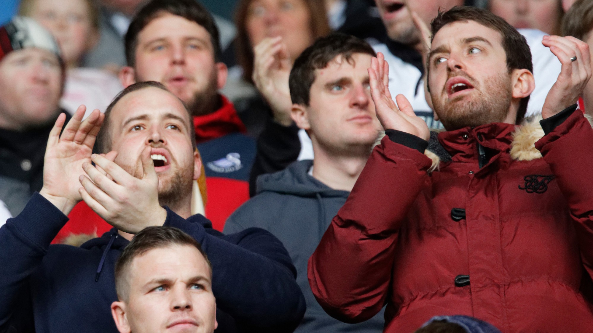 Fan cam Wigan Swansea